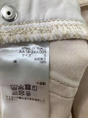 SENSE OF PLACE/センスオブプレイス/チノパンツ/パンツ/アイボリー/S