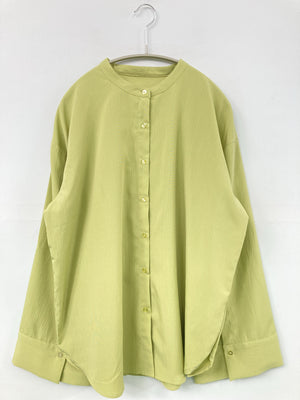 nemne/ネンネ/シャツ/ブラウス/トップス/ライトグリーン/S