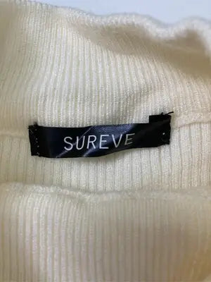 SUREVE/シュリーブ/ニット/セーター/トップス/アイボリー/L