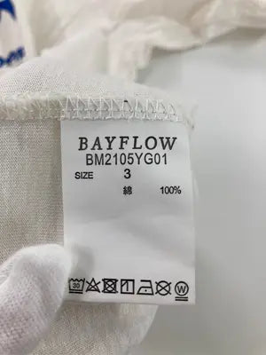 BAYFLOW/ベイフロー/Tシャツ/カットソー/トップス/アイボリー/3