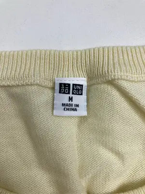UNIQLO/ユニクロ/ニット/セーター/トップス/イエロー/M