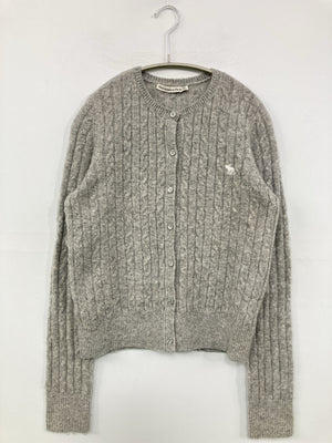 Abecrombie　＆　Fitch/アバクロンビーアンドフィッチ/カーディガン/ボレロ/トップス/グレー/XS