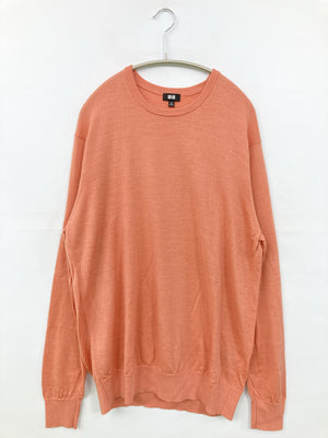 UNIQLO/ユニクロ/ニット/セーター/トップス/オレンジ/XL