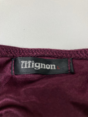 Mignon/ミニョン/チュニック/ワンピース/ドレス/レッド/L