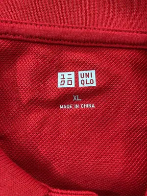 UNIQLO/ユニクロ/ポロシャツ/トップス/レッド/XL