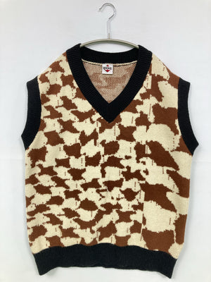 HOOK/フック/ベスト/トップス/ブラウン/M