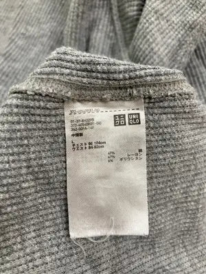 UNIQLO/ユニクロ/Tシャツ/カットソー/トップス/グレー/L