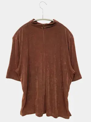 MALHEUR/Tシャツ/カットソー/トップス/ブラウン