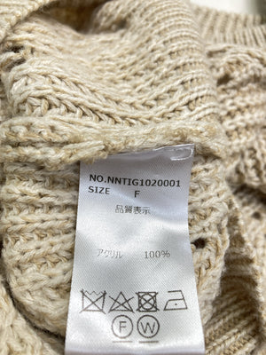 Neuna/ヌナ/ニット/セーター/トップス/ベージュ/F