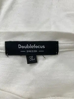 Doublefocus/ダブルフォーカス/Tシャツ/カットソー/トップス/ホワイト/3L