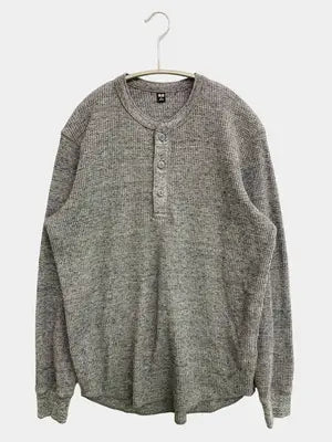 UNIQLO/ユニクロ/Tシャツ/カットソー/トップス/グレー/S