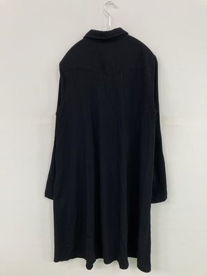 ZARA BASIC/ザラベーシック/シャツワンピース/ワンピース/ドレス/ネイビー/L