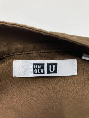 UNIQLO/ユニクロ/シャツ/ブラウス/トップス/ブラウン/L
