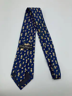 Salvatore Ferragamo/サルヴァトーレフェラガモ/ネクタイ/ファッション雑貨/ブルー
