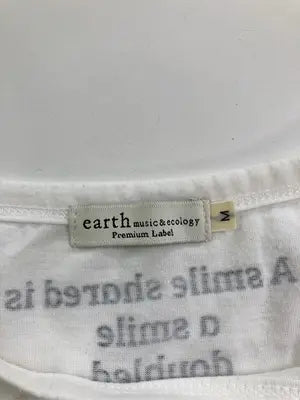 earth music&ecology/アースミュージックアンドエコロジー/Tシャツ/カットソー/トップス/ホワイト/M