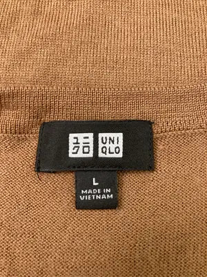 UNIQLO/ユニクロ/ニット/セーター/トップス/ブラウン/L