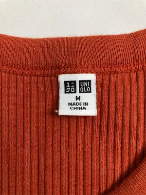 UNIQLO/ユニクロ/タンクトップ/トップス/レッド/M