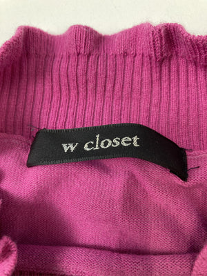 w closet/ダブルクローゼット/ニット/セーター/トップス/パープル