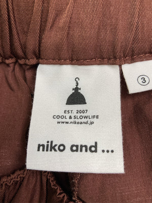 niko and .../ニコアンド/カーゴパンツ/パンツ/ブラウン/3