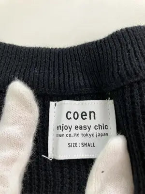 coen/コーエン/ノースリーブ/トップス/ブラック/S