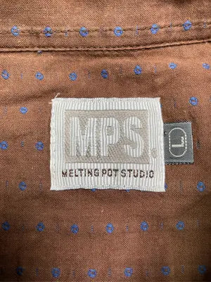 MELTING POT STUDIO/シャツ/ブラウス/トップス/ブラウン/L
