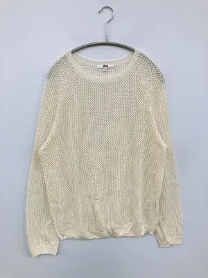 UNIQLO/ユニクロ/ニット/セーター/トップス/アイボリー/XL