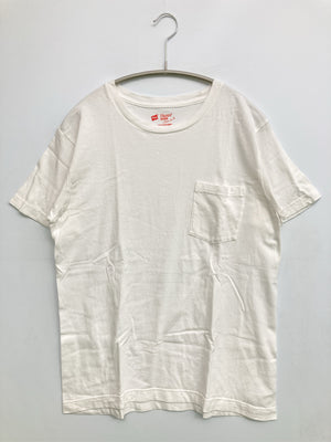 Hanes/ヘインズ/Tシャツ/カットソー/トップス/ホワイト/S