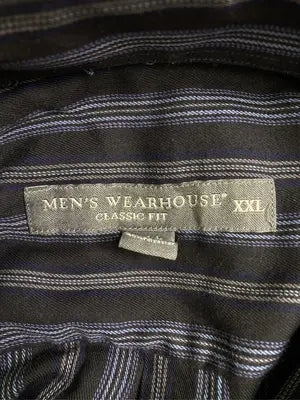 MEN'S WEARHOUSE/シャツ/ブラウス/トップス/ブラック/XXL