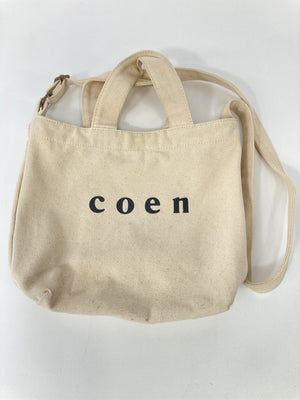 coen/コーエン/エコバッグ/サブバッグ/バッグ/ホワイト