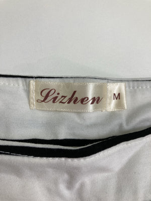 Lizhen/Tシャツ/カットソー/トップス/ホワイト/M
