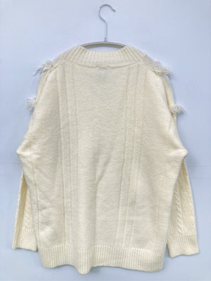 ニット/セーター/トップス/ホワイト