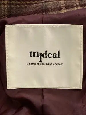 mideal/ミディール/テーラードジャケット/ジャケット/アウター/ブラウン/F