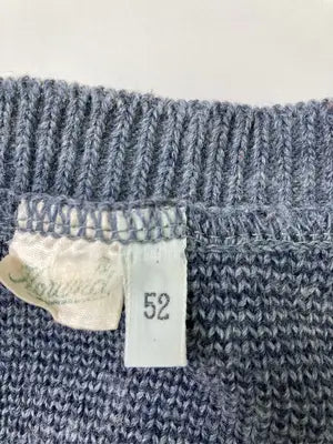 ニット/セーター/トップス/ネイビー/52