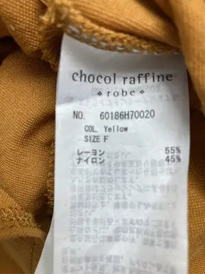 chocol raffine/ショコラフィネ/ワンピース/ワンピース/ドレス/イエロー/F