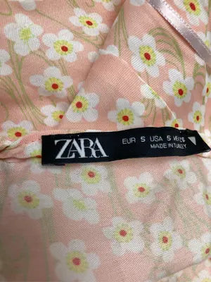 ZARA/ザラ/ワンピース/ワンピース/ドレス/ピンク/S