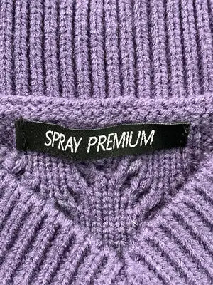 SPRAY PREMIUM/スプレイプレミアム/ニット/セーター/トップス/パープル