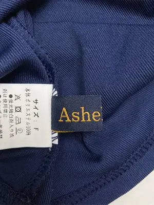 AsheKsha/Tシャツ/カットソー/トップス/ネイビー/F