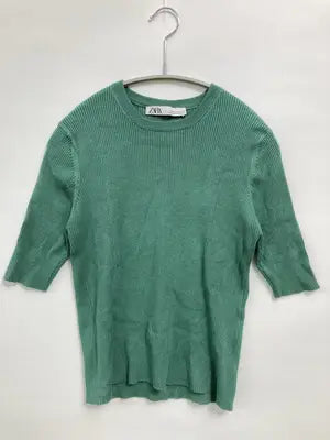 ZARA/ザラ/ニット/セーター/トップス/グリーン/EUR M/USA M/ MEX 28
