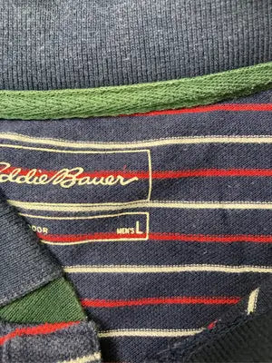 Eddie Bauer/エディーバウアー/ポロシャツ/トップス/ネイビー/L