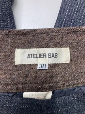 ATELIER SAB/アトリエサブ/スラックス/パンツ/ブラック/38