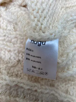nugu/ヌグ/ニット/セーター/トップス/アイボリー/Free