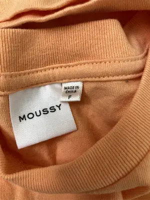 MOUSSY/マウジー/Tシャツ/カットソー/トップス/オレンジ/F