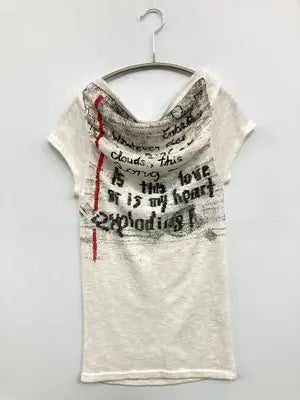 Tシャツ/カットソー/トップス/アイボリー