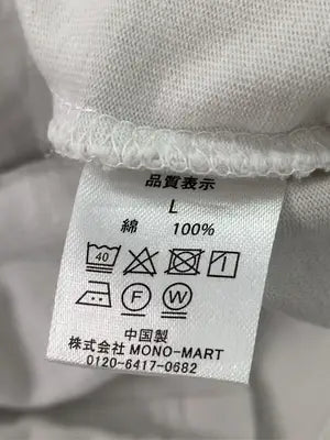 MONO-MART/モノマート/Tシャツ/カットソー/トップス/ホワイト/L