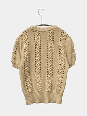 ZARA/ザラ/ニット/セーター/トップス/ベージュ/S