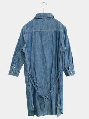 W closet wears inc/シャツワンピース/ワンピース/ドレス/ブルー/F