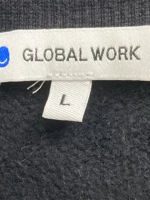 GLOBAL WORK/グローバルワーク/スウェット/トップス/ブラック/L