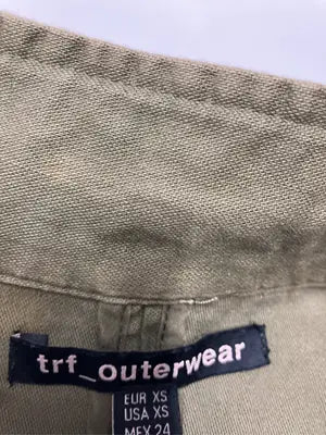 trf_outerwear/ミリタリージャケット/ジャケット/アウター/カーキ/USA XS