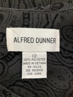 ALFRED DUNNER/アルフレッドダナー/ノーカラージャケット/ジャケット/アウター/ブラック/12