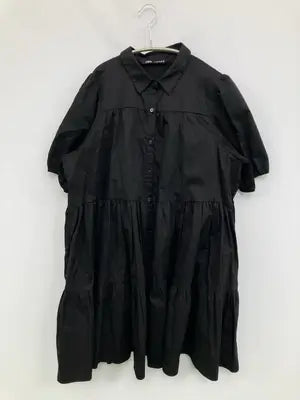 ZARA/ザラ/シャツワンピース/ワンピース/ドレス/ブラック/L